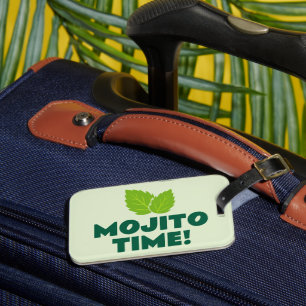 Étiquette À Bagage Étiquette de bagage pour amateur de Mojito vert av