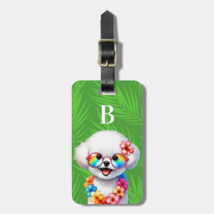 Étiquette À Bagage Étiquette de bagage pour chien Bichon Frise