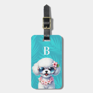 Étiquette À Bagage Étiquette de bagage pour chien Bichon Frise