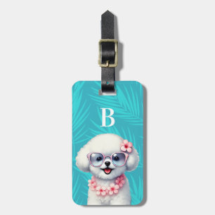 Étiquette À Bagage Étiquette de bagage pour chien Bichon Frise