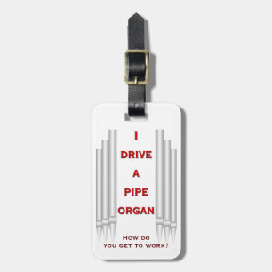 Étiquette À Bagage Étiquette de bagage pour organiste