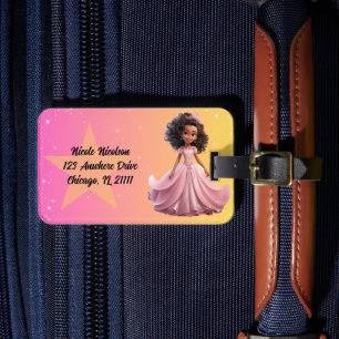 Étiquette À Bagage Étiquette de bagage princesse