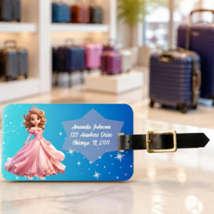 Étiquette À Bagage Étiquette de bagage Princesse