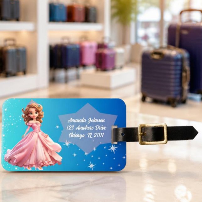 Étiquette À Bagage Étiquette de bagage Princesse (Créateur téléchargé)