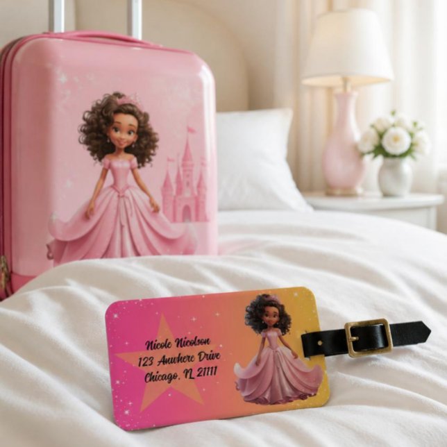 Étiquette À Bagage Étiquette de bagage princesse (Créateur téléchargé)