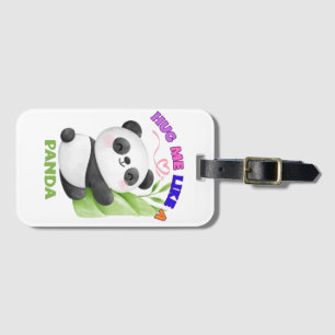 Étiquette À Bagage Étiquette de bagage – Serre-moi comme un panda 🐼