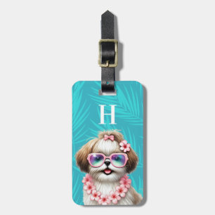 Étiquette À Bagage Étiquette de bagage Shih Tzu