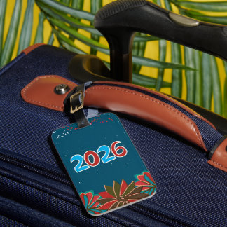 Étiquette À Bagage Étiquette de bagage Tour du monde de voyage Nouvel