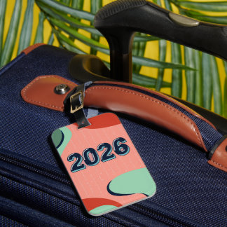 Étiquette À Bagage Étiquette de bagage Tournée mondiale de voyage Nou
