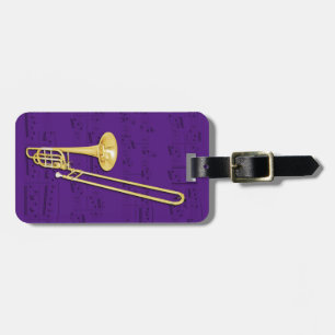Étiquette À Bagage Étiquette de bagage - trombone (basse) -