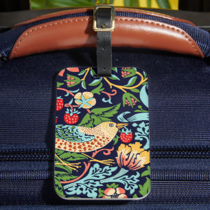 Étiquette À Bagage Étiquette de bagage William Morris Strawberry Thie