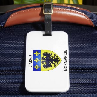 Étiquette À Bagage Etiquette de bagages blason de L'Aigle Normandie