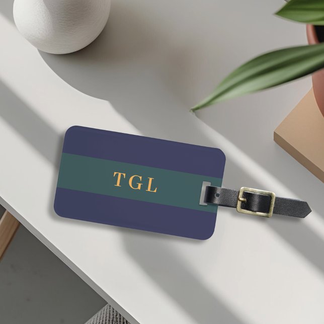 Étiquette À Bagage Étiquette de la couleur moderne Bloc de couleur pe (Créateur téléchargé)