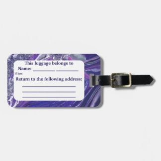 Étiquette À Bagage Étiquette de la valise en acrylique pour le calme
