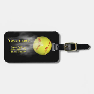 Étiquette À Bagage Étiquette de tabagisme de bagage du base-ball