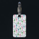 Étiquette À Bagage Étiquette des bagages à bulle à air chaud vers le<br><div class="desc">Préparez-vous à décoller avec cette étiquette de bagage en montgolfière fantaisie et amusante. Customisez avec votre nom ou ajoutez un carte de visite avec vos coordonnées. La conception de ballons d'air à l'ancienne est peinte à la main en aquarelle,  flottent parmi les nuages moelleux.</div>