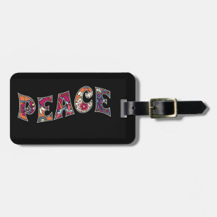 Étiquette À Bagage Étiquette des bagages de paix