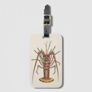 Étiquette À Bagage Étiquette des Caraïbes de bagage de langouste