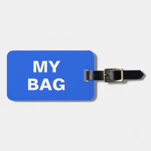 Étiquette À Bagage Étiquette drôle de bagage avec "ma valise" écrite