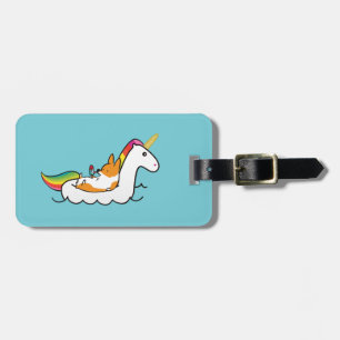 Étiquette À Bagage Étiquette faite sur commande de bagage de Floatie