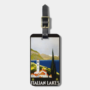 Étiquette À Bagage Étiquette faite sur commande de bagage de l'Italie