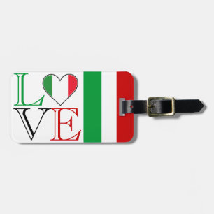 Étiquette À Bagage Étiquette italienne de bagage d'amour