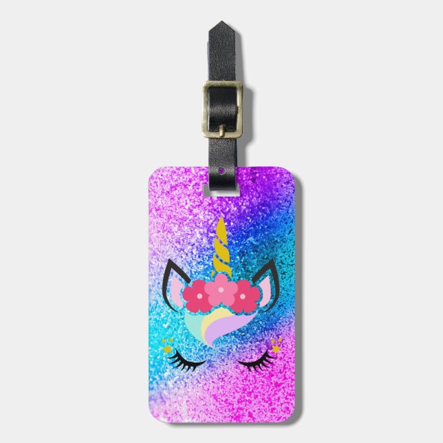 Étiquette À Bagage Étiquette personnalisée de bagage de parties (Devant Vertical)