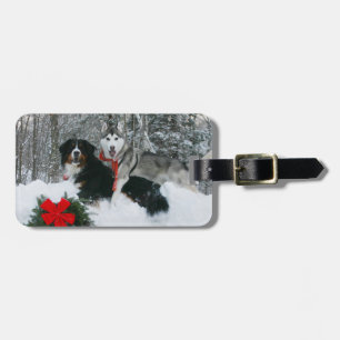 Étiquette À Bagage Étiquettes de bagage de chien de montagne de