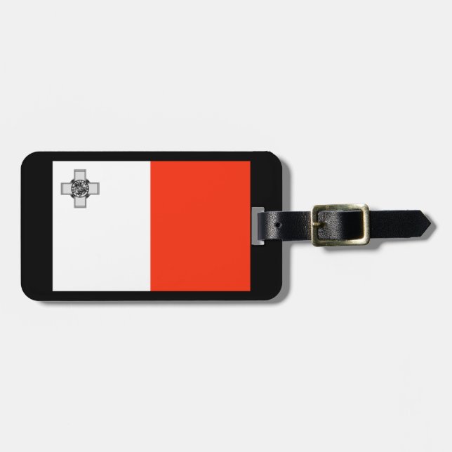 Étiquette À Bagage Étiquettes de bagage de Malte (Devant horizontal)