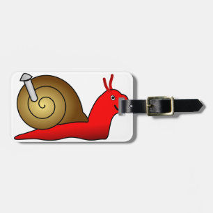Étiquette À Bagage Étiquettes de bagage d'escargot