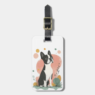 Étiquette À Bagage Étiquettes de bagages Boston Terrier