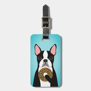 Étiquette À Bagage Étiquettes de bagages Boston Terrier