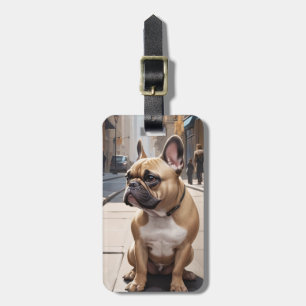 Étiquette À Bagage Étiquettes de bagages Bouledogue français