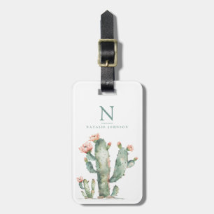 Étiquette À Bagage Étiquettes de bagages Cactus