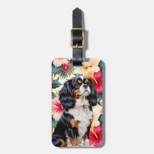 Étiquette À Bagage Étiquettes de bagages Cavalier King Charles Spanie