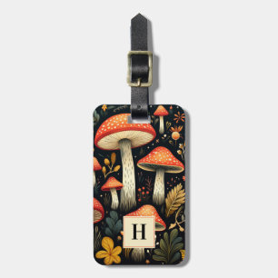 Étiquette À Bagage Étiquettes de bagages champignons
