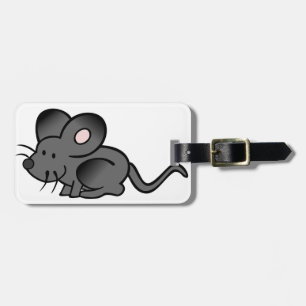 Étiquette À Bagage Étiquettes de bagages de souris de dessin animé