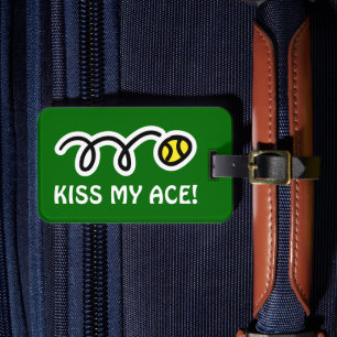 Étiquette À Bagage Étiquettes de bagages de voyage Kiss my ace pour j