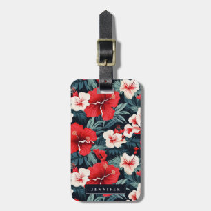 Étiquette À Bagage Étiquettes de bagages Fleurs Hawaïennes