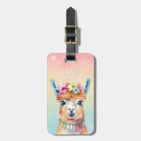 Étiquettes de bagages Llama