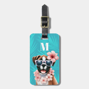 Étiquette À Bagage Étiquettes de bagages pour chien Boxer