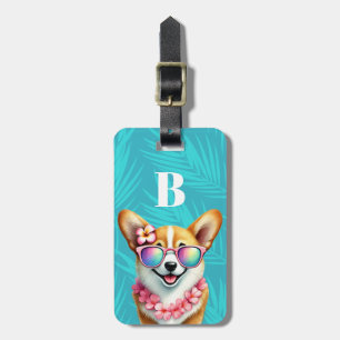 Étiquette À Bagage Étiquettes de bagages pour chien Corgi