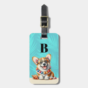 Étiquette À Bagage Étiquettes de bagages pour chien Corgi