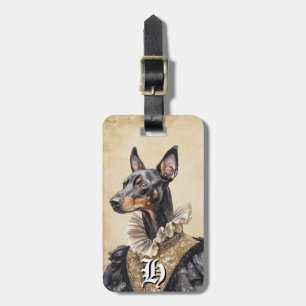 Étiquette À Bagage Étiquettes de bagages pour chien Doberman victorie