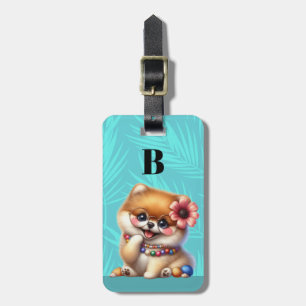 Étiquette À Bagage Étiquettes de bagages pour chien Poméranie
