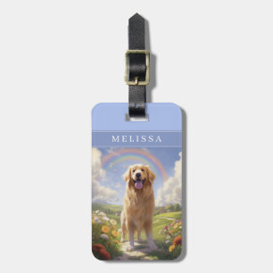 Étiquette À Bagage Étiquettes de bagages pour chien Retriever doré