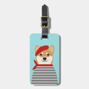 Étiquette À Bagage Étiquettes de bagages Shiba Inu