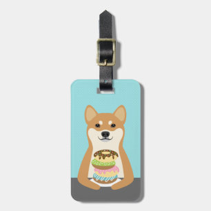 Étiquette À Bagage Étiquettes de bagages Shiba Inu