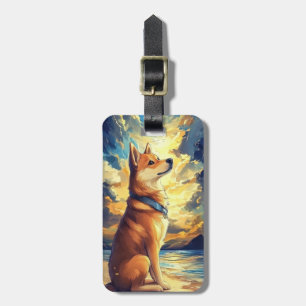 Étiquette À Bagage Étiquettes de bagages Shiba Inu