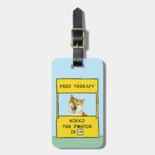 Étiquette À Bagage Étiquettes de bagages Shiba Inu
